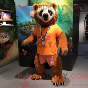 Disfraz de mascota del oso...