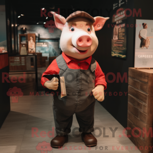Maskottchenkostüm Schwein...