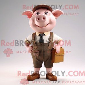 Varken mascotte kostuum...