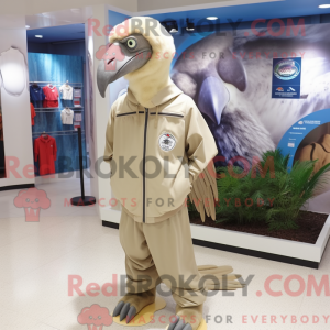 Beige Vulture maskot...