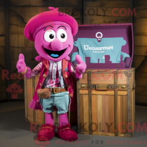 Postava maskota Magenta...