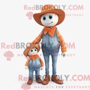 Rust Mandarin maskot drakt...