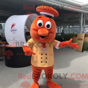 Disfraz de mascota Orange...