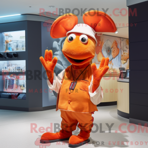 Postava maskota Orange...