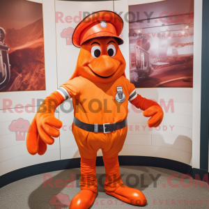 Disfraz de mascota Orange...