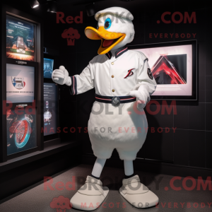 White Geese mascot costume...