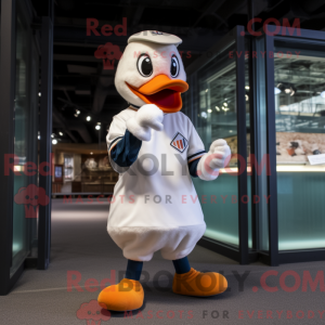White Geese mascot costume...