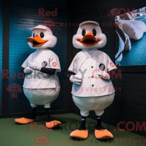 White Geese mascot costume...
