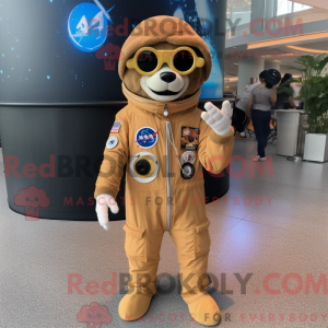 Tan Astronaut mask drakt...