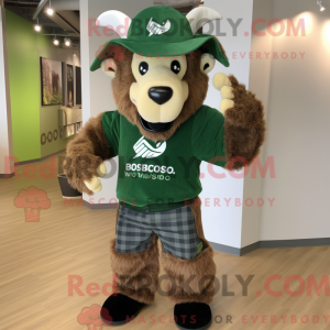 Disfraz de mascota bisonte...
