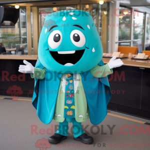 Turquoise Lasagna mascot...