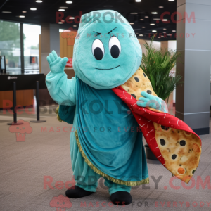 Turquoise Lasagna mascot...