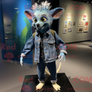Blå Aye-Aye máscara de...