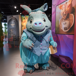 Rhinoceros mascot costume...