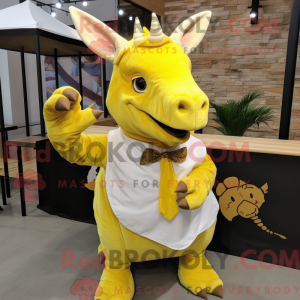 Lemon Yellow Triceratops...