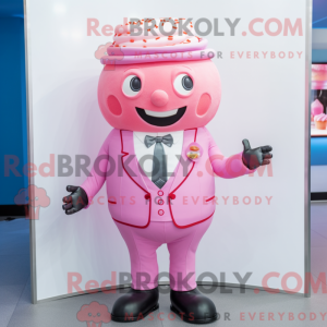 Pink Cupcake maskot kostume...