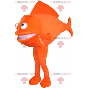 Oranje vis mascotte - Redbrokoly.com