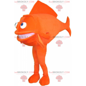 Mascotte di pesce arancione - Redbrokoly.com