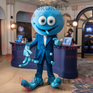 Mascotte de Méduse bleue...