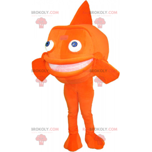 Orange fish mascot - Redbrokoly.com