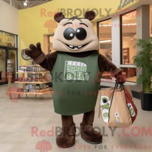 Olive Bbq Ribs mascot...