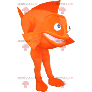 Mascote peixe laranja - Redbrokoly.com