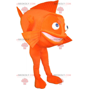 Mascotte de poisson orange - Redbrokoly.com