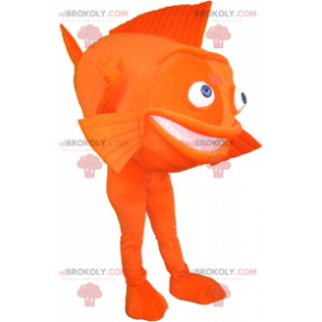 Orange fish mascot - Redbrokoly.com