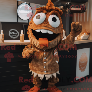 Rust Fish And Chips maskot...