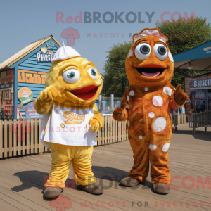 Rust Fish And Chips maskot...