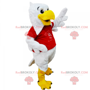 Mascotte groene ronde vis - Redbrokoly.com