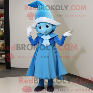 Maskotdraktfigur Sky Blue...