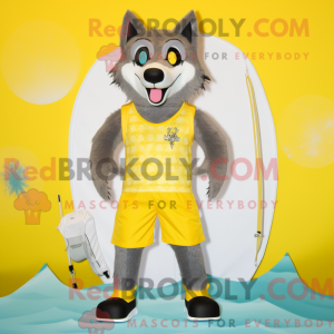 Personaggio mascotte giallo...