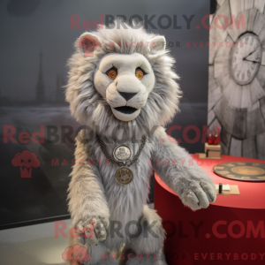 Maskotka Silver Tamer Lion...