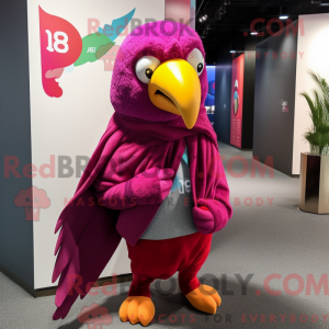 Disfraz de mascota Magenta...