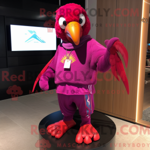 Disfraz de mascota Magenta...
