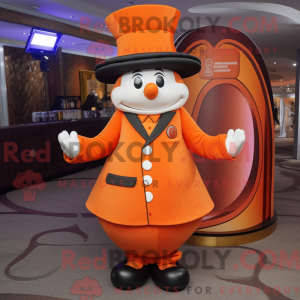 Maskotdraktfigur Orange...