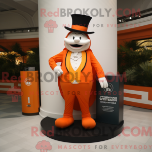Maskotdraktfigur Orange...