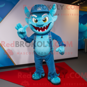 Costume mascotte de diable...