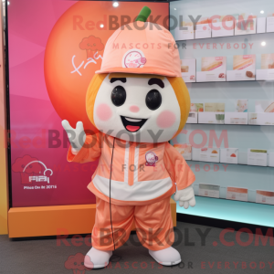 Costume de mascotte Peach...