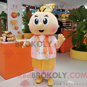 Peach Pad Thai Maskottchen...