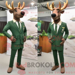 Forest Green Elk máscara de...