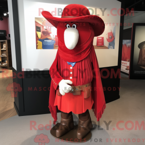 Rød Horseshoe maskot...