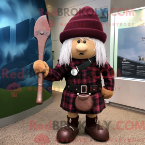 Maroon Bagpipe mascot...
