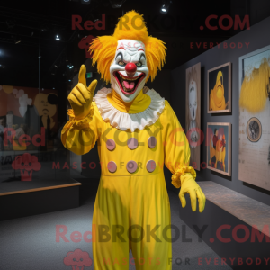 Gele boze clown...