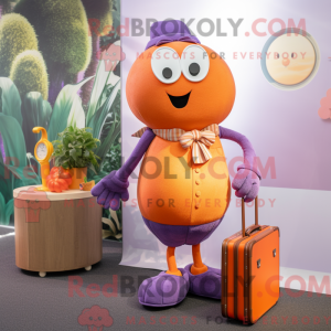Lavendel laranja máscara de...