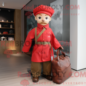 Red Army Soldier mascot...