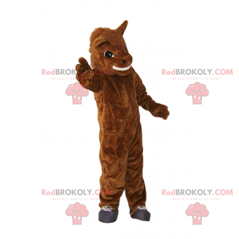 Mascotte de poney - Redbrokoly.com