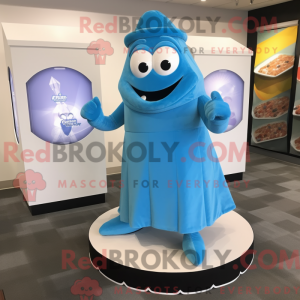 Maskottchenkostüm Blauer...