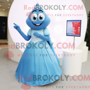 Blue Engagement Ring mascot...